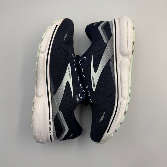 Brooks Ghost 15 Running Shoes Peacoat/Pearl/Salt Air US Women 7.5 - Picture 6 of 10